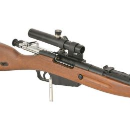 Mosin-Nagant PU taikiklio detalė – originalus sovietinis 3.5× snaiperio taikiklis
