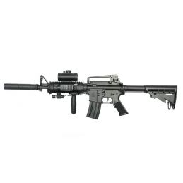 Lēta M4A2 Full Auto Airsoft replika ar aksesuāriem