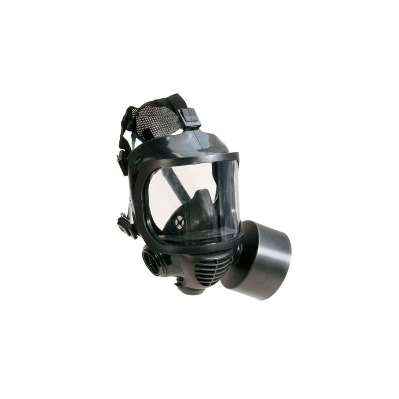 Gas mask with filter
