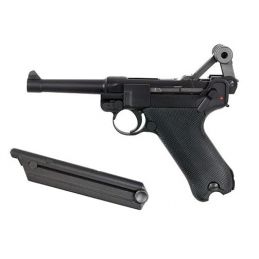 Metāla airsoft pistole Luger P08 ar gāzes triecienu