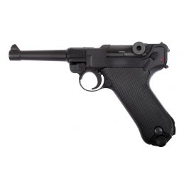 Metāla airsoft pistole Luger P08 ar gāzes triecienu