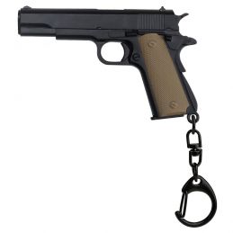 Pistol keychain - moving parts