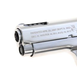 Kiiltav Colt 1911 Defender roheline gaasiga airsoft püstol