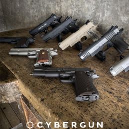 Colt 1911 Dual Colour CO2 Airsoft Pistol with rail