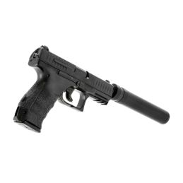 Airsoft Spring Pistol Walther PPQ Navy with Silencer