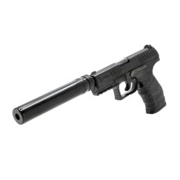 Airsoft kevadpüstol Walther PPQ Navy koos summutiga