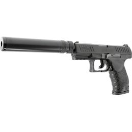 Airsoft Spring Pistol Walther PPQ Navy with Silencer