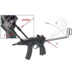 Scorpion galingas metalinis Airsoft pistoletas