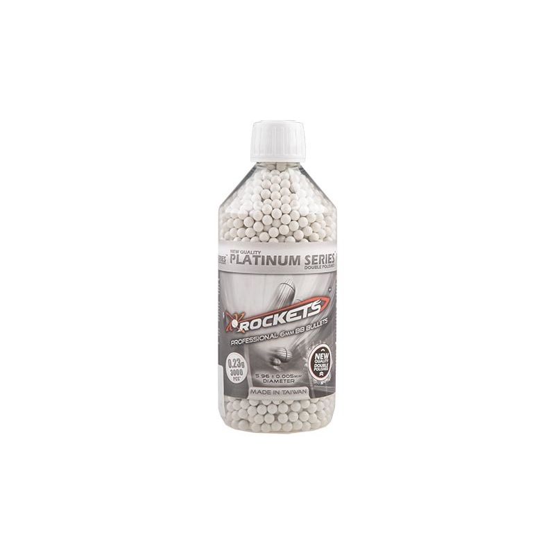 Sunkesni 6 mm airsofto šratai - 3000 vnt., 0,23 g, aukščiausios kokybės, buteliuke