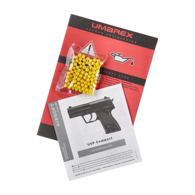 Heckler & Koch USP Compact Airsoft pistoletas su spynos užraktu