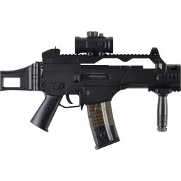 Lēta G36C Full Auto Airsoft replika ar aksesuāriem