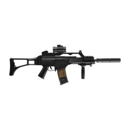 Lēta G36C Full Auto Airsoft replika ar aksesuāriem