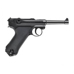 Luger P08 galingas metalinis CO2 airsoft pistoletas