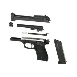 Beretta M9 airsoft green gas pistol with recoil (GBB)