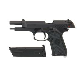 Beretta M9 airsoft green gas pistol with recoil (GBB)