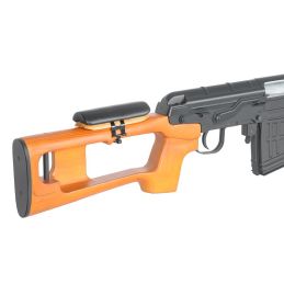 Tikro medžio buožės SVD Dragunov airsoft šautuvas