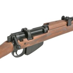 Lee–Enfield su tikru medžiu ir gilzėmis airsoft šautuvas