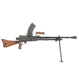Type 96 Machine Gun Airsoft Replica, Real Wood
