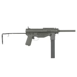 M3A1 Grease Gun Švirkštas metalinis airsoft automatas