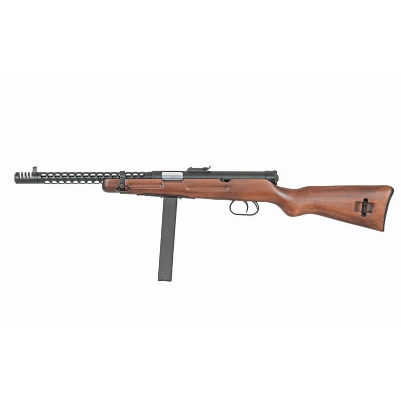Rare Airsoft SMG Beretta Model 38 Real Wood Stock