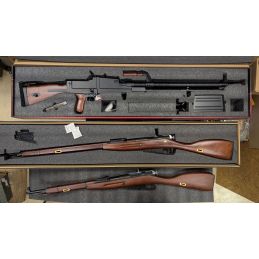 Mosin-Nagant M1938 karabīns īsta koka airsoft skrūvgropas šautene - S&T