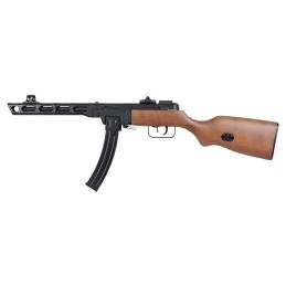 Snow Wolf SW-09W PPSh-41 AEG Airsoft SMG - Ehtne puit, täismetall, 1000-rd trummel