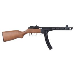 Snow Wolf SW-09W PPSh-41 AEG Airsoft SMG - tikro medžio, metalinis, 1000 vnt. būgnas