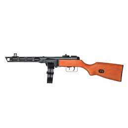 S&T PPSh-41 EBB AEG Airsoft SMG – Real Wood, 2000-rd Drum (STAEG01)