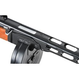 S&T PPSh-41 EBB AEG Airsoft SMG – Real Wood, 2000-rd Drum (STAEG01)