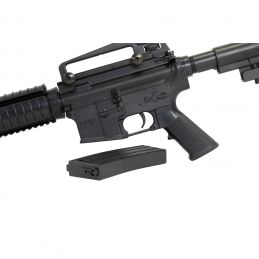 Spyruoklinis šautuvas M4A1 su metaliniais bėgiais