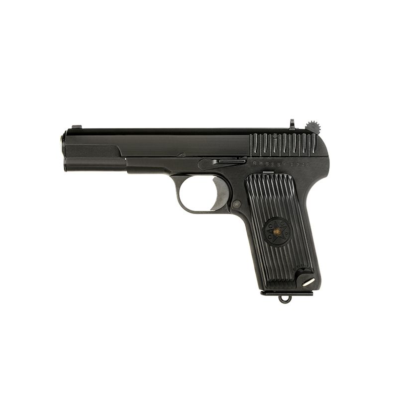 TT-33 Tokarev Airsoft GBB pistole - Premium variants, spēcīgāks atpakaļgaitas mehānisms, padomju II Pasaules kara pistole