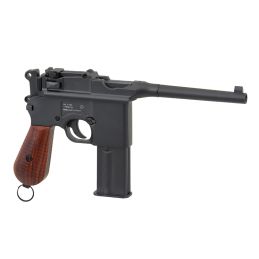 Mauser C96 M712 Schnellfeuer CO2 Airsoft püstol - Select-Fire Saksa luudakäepide