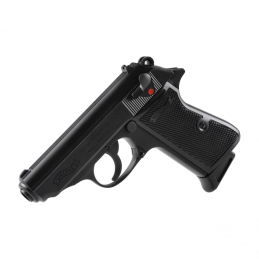 Oficialiai licencijuotas airsoft dujinis pistoletas Walther PPK/S - Džeimso Bondo ginklas, tikri prekių ženklai