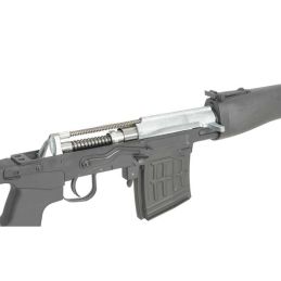 SVD Dragunov Airsoft Spring-Cocking Snaiper - must, 400 FPS, 600 mm läbimõõduga
