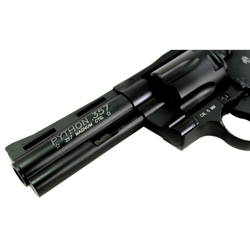 Very Powerful Airsoft Metal Revolver Colt .357 Python 4"