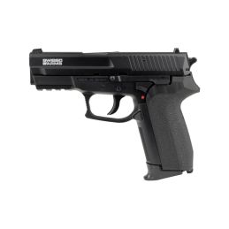 Sig Sauer SP2022 CO2 airsoft pistoletas – metalinė spyna, itin minkštas nuleistukas