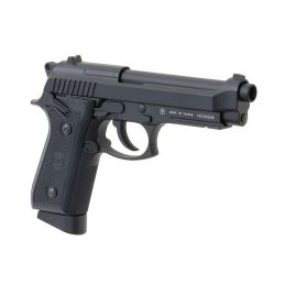 PT92 FULL AUTO – CO2 airsoft pistole ar šaušanas režīmu izvēli, pilnībā metāla, 27 patronu magazīna